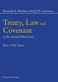 Cover: Treaty, Law and Covenant in the Ancient Near East - Harrassowitz Verlag