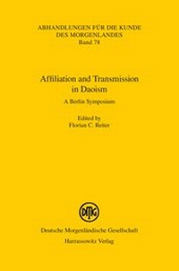 Abbildung von: Affiliation and Transmission in Daoism - Harrassowitz Verlag