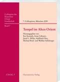Cover: Tempel im Alten Orient - Harrassowitz Verlag