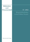 Cover: Bibliothek und Wissenschaft 45 (2012) - Harrassowitz Verlag