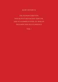 Abbildung von: Staatsbibliothek zu Berlin - Preussischer Kulturbesitz. Kataloge... / Die Handschriften der Signaturenreihe Hdschr. - Harrassowitz Verlag