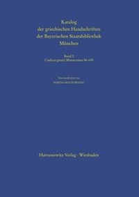 Abbildung von: Codices graeci Monacenses 56-109 - Harrassowitz Verlag