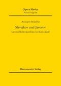 Cover: Slavejkov und Javorov - Harrassowitz Verlag