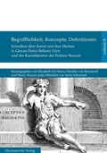 Cover: Begrifflichkeit, Konzepte, Definitionen - Harrassowitz Verlag