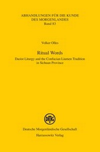 Abbildung von: Ritual Words - Harrassowitz Verlag
