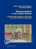 Cover: Mehrsprachigkeit in der Fr&uuml;hen Neuzeit - Harrassowitz Verlag