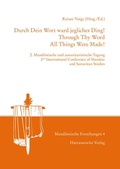 Cover: 'Durch Dein Wort ward jegliches Ding!' / 'Through Thy Word All Things Were Made!' - Harrassowitz Verlag