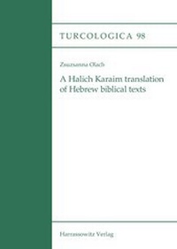 Abbildung von: A Halich Karaim translation of Hebrew biblical texts - Harrassowitz Verlag