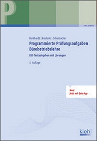 Abbildung von: Programmierte Prüfungsaufgaben Bürobetriebslehre - NWB