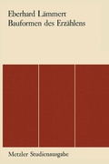 Cover: Bauformen des Erz&auml;hlens - J.B. Metzler