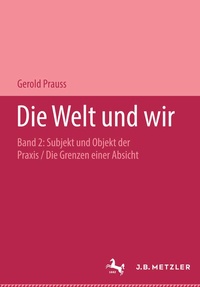 Abbildung von: Die Welt und wir - J.B. Metzler