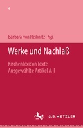 Cover: Werke und Nachla&szlig; - J.B. Metzler
