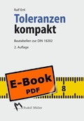 Cover: Toleranzen kompakt- E-Book - Rudolf M&uuml;ller Verlag