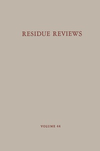 Abbildung von: Residue Reviews - Springer
