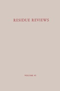 Cover: Residue Reviews - Springer