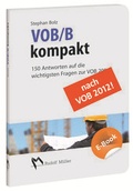 Cover: VOB/B kompakt - Rudolf M&uuml;ller Verlag