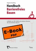 Cover: Handbuch Barrierefreies Bauen - Rudolf M&uuml;ller Verlag