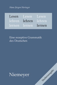 Abbildung von: Lesen lehren lernen - De Gruyter