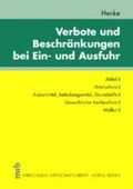 Cover: Verbote und Beschr&auml;nkungen bei Ein- und Ausfuhr - NWB