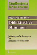 Cover: Didaktisches Minimum - Luchterhand