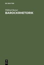 Cover: Barockrhetorik - De Gruyter