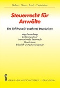 Cover: Steuerrecht f&uuml;r Anw&auml;lte - NWB
