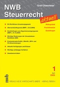 Cover: NWB Steuerrecht aktuell. Hintergr&uuml;nde - Praxishinweise - Gestaltungen - NWB
