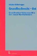 Cover: Grundbuchrecht - Ost - Luchterhand