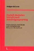 Cover: Deutsch-deutsches Erbrecht nach dem Einigungsvertrag - Luchterhand