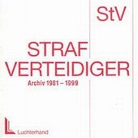 Enlarge image Cover: Das Strafverteidiger-Archiv auf CD-ROM - Luchterhand