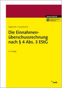 Abbildung von: Die Einnahmen-Überschussrechnung nach § 4 Abs. 3 EStG - NWB