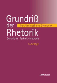 Abbildung von: Grundriß der Rhetorik - J.B. Metzler