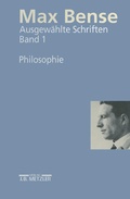 Cover: Max Bense: Philosophie - J.B. Metzler