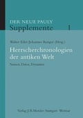 Cover: Herrscherchronologien der antiken Welt - J.B. Metzler