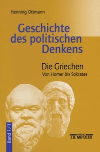Abbildung von: Geschichte des politischen Denkens - J.B. Metzler