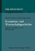 Cover: Rezeptions- und Wissenschaftsgeschichte - J.B. Metzler