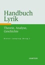 Cover: Handbuch Lyrik - J.B. Metzler