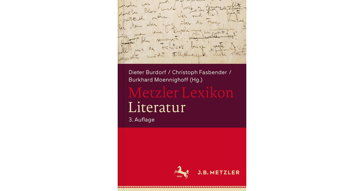 Metzler Lexikon Literatur - Schweikle - Schweitzer Fachinformationen