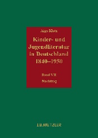Abbildung von: Kinder- und Jugendliteratur 1933-1945 - J.B. Metzler