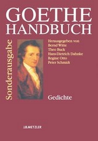 Enlarge image Cover: Goethe-Handbuch - J.B. Metzler