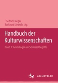 Cover: Handbuch der Kulturwissenschaften - J.B. Metzler