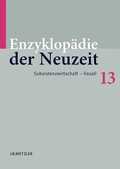 Cover: Enzyklop&auml;die der Neuzeit - J.B. Metzler