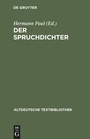 Cover: Gedichte - De Gruyter