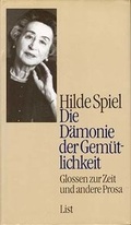 Cover: Die D&auml;monie der Gem&uuml;tlichkeit - List Verlag