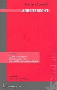 Enlarge image Cover: Arbeitsrecht - Luchterhand