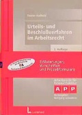 Cover: Urteils- und Beschlussverfahren im Arbeitsrecht - Luchterhand