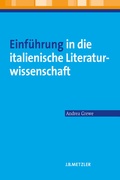 Cover: Einf&uuml;hrung in die italienische Literaturwissenschaft - J.B. Metzler