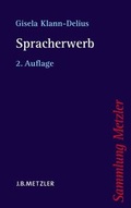 Cover: Spracherwerb - J.B. Metzler