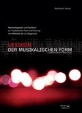 Cover: Lexikon der musikalischen Form - J.B. Metzler