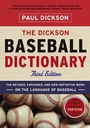 Cover: The Dickson Baseball Dictionary - W. W. Norton & Company